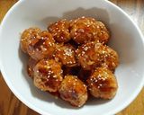ミネラル豊富根菜の揚げない甘酢あん肉団子作り方24写真