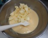 りんごのヨーグルトケーキ【学校給食】作り方3写真
