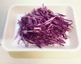 野菜1つ　絶品　紫キャベツのマリネ作り方1写真