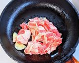 豚肉とほうれん草のニンニク醤油炒め作り方3写真