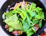 豚肉とほうれん草のニンニク醤油炒め作り方4写真