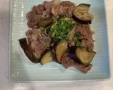 姜葱醤が決め手！豚肉とナスの炒めもの♬作り方8写真