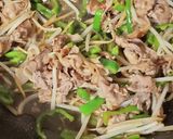 豚肉ともやしのポン酢生姜炒め作り方4写真