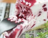 ラズベリーリボンのレアチーズケーキ作り方38写真