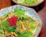 塩昆布とレタスの和風チャーハン作り方7写真