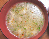 安く美味しく鶏皮ユッケ丼とついでスープ作り方8写真