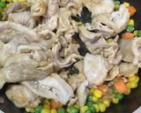 豚肉とミックスベジタブルの味噌炒め作り方1写真