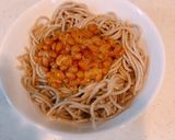 暑い日に！レンジで簡単、もずく酢納豆そば作り方6写真
