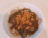 暑い日に！レンジで簡単、もずく酢納豆そば作り方7写真