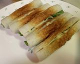 ちくわの大葉チーズ豚巻き作り方2写真