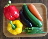 夏野菜の彩り素揚げ作り方1写真