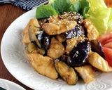 簡単節約☆鶏胸肉と茄子の照り焼き。作り方10写真