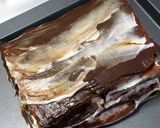 七夕に☆ティラミス風味の星空チョコケーキ作り方20写真