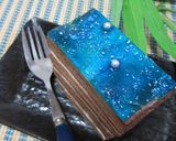 七夕に☆ティラミス風味の星空チョコケーキ作り方24写真