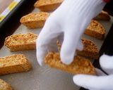 くるみとオレンジのビスコッティ※動画あり作り方20写真