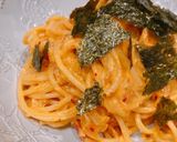 キムチのカルボナーラ風パスタ作り方12写真