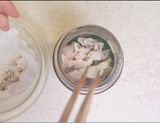 豚の冷しゃぶごまだれ麺作り方4写真