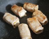 ＊節約＊厚揚げの肉巻きオイスターソース煮作り方4写真