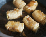 ＊節約＊厚揚げの肉巻きオイスターソース煮作り方5写真