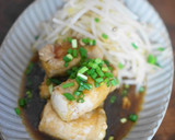 ＊節約＊厚揚げの肉巻きオイスターソース煮作り方8写真