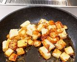 焼き豆腐とあずきのサラダ作り方4写真