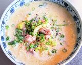 鶏もも肉とキャベツの豆乳塩ラーメン作り方13写真