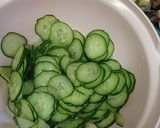 きゅうりとサザエの酢の物作り方2写真