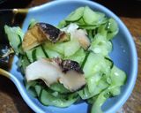きゅうりとサザエの酢の物作り方4写真