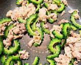 ゴーヤと豚肉のカレーチャンプルー作り方6写真