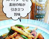 「柚子胡椒はじける」野菜炒め！作り方5写真