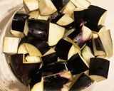 味付2つ☆茄子とピーマンの甘辛味噌作り方1写真
