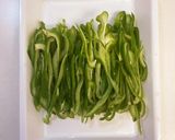 野菜1つ　絶品！ピーマンジュリエンネ作り方1写真