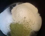 ★抹茶のあんと栗の大福★作り方2写真