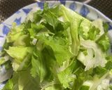 胡瓜と　セロリと　パクチーサラダ作り方7写真