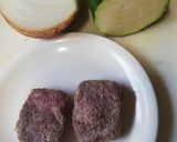 ズッキーニのコンビーフ炒め作り方1写真