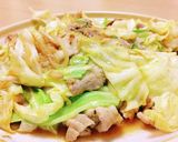 豚ばらキャベツ辛味噌炒め。作り方6写真