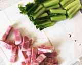 ☆簡単☆小松菜とベーコンの煮びたし作り方2写真
