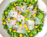 白身魚のほろにがカルパッチョサラダ作り方5写真