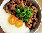 夏も元気！《麦とろご飯★お肉プラス♪》作り方7写真