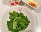 切って和えるだけ　小松菜の梅和え作り方4写真