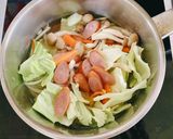 ポキポキ具沢山うちな~みそ汁作り方4写真