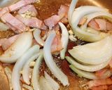ひもかわ麺のハーブクリームソース作り方3写真