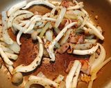 ひもかわ麺のハーブクリームソース作り方4写真