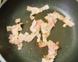 ベーコンとシャキイモ塩炒め作り方1写真