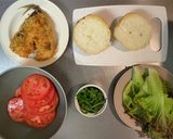 サクッと☆アジフライバーガー作り方5写真