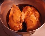 大皿に盛って☆鶏肉の紅茶煮作り方4写真