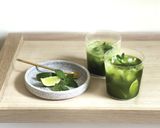 熱中症対策★抹茶モヒート／ミントソーダ作り方6写真