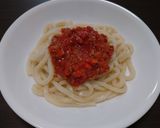 簡単☆お手軽ミートソースうどん♩作り方5写真
