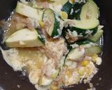 ズッキーニとツナコーンのチーズ焼き作り方1写真
