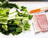 ジャガイモと小松菜のバター醤油炒め作り方4写真